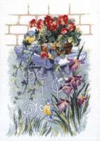 Набор для вышивания PERMIN арт.90-4398 Синицы в саду