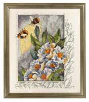 Набор для вышивания PERMIN арт.70-4181 Пчелы в цветах