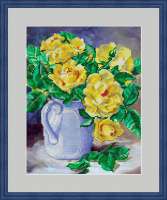 Набор для вышивания бисером GALLA COLLECTION арт.Л 340 Желтые розы