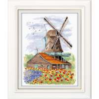Набор для вышивания крестом Овен арт. 1105 Ветряная мельница. Голландия