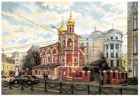 Рисунок на канве МАТРЕНИН ПОСАД арт.37х49 - 1811 Славянская площадь