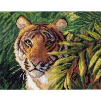 Рисунок на канве МАТРЕНИН ПОСАД арт.28х37 - 0526-1 Индокитайский тигр