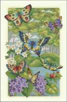 Набор для вышивания DIMENSIONS арт.DMS.35223 Лес бабочек