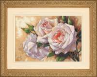 Набор для вышивания DIMENSIONS арт.DMS.35247 Белые розы
