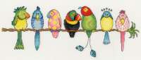 Набор для вышивания BOTHY THREADS арт.XGR3 Exotic birds (Экзотические птицы)