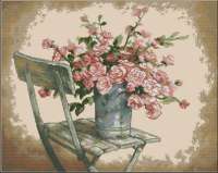 Набор для вышивания DIMENSIONS арт.35187 Букет роз на стуле