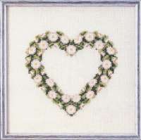 Набор для вышивания OEHLENSCHLAGER арт.73-65171 Сердце из ромашек