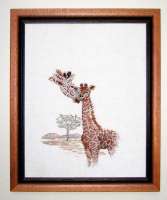 Набор для вышивания OEHLENSCHLAGER арт.73-50529 Жирафы
