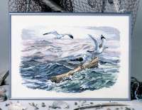 Набор для вышивания OEHLENSCHLAGER арт. 73-76428 Чайки на море