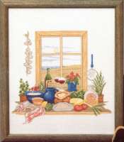 Набор для вышивания OEHLENSCHLAGER арт.76612 Кухонное окно