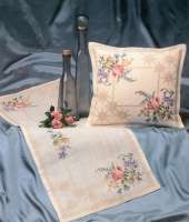 Набор для вышивания подушки OEHLENSCHLAGER арт.73-67529 Розы и васильки
