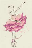Набор для вышивания ПАННА арт.C-7072 Балерина. Роза