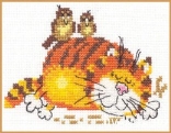Набор для вышивания арт.Алиса - 001 М "Ленивый кот"