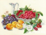 Набор для вышивания арт.Алиса - 510 "Абрикосы и малина"