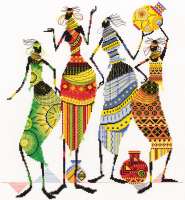 Набор для вышивания Панна НМ-0739 "Африка. Африканочки-подружки"