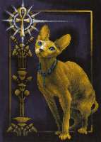 Набор для вышивания Панна Золотая серия К-0897 "Египетская кошка"