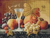 Набор для вышивания Панна Н-1234 "Натюрморт с вином и фруктами"