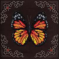 Набор для вышивания Кларт 8-113 "Рыжая бабочка"