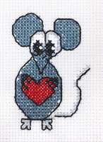 Набор для вышивания Кларт 7-115 "Мышонок с сердечком"