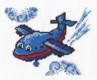 Набор для вышивания Кларт 8-057 "Веселый самолетик"