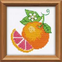 Набор для вышивания РИОЛИС "Апельсин" арт.СС-1263