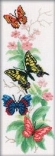 Набор для вышивания РТО арт.РТ-M146 "Бабочки и цветы" Б