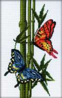 Набор для вышивания РТО арт.РТ-M207 "Бабочки и бамбук"