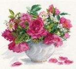 Набор для вышивания арт.Алиса - 225 "Розы и ромашки"