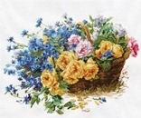 Набор для вышивания арт.Алиса - 227 "Розы и васильки"
