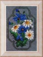 Набор для вышивания "Вышивальная мозайка" арт. 027ЦВ. Полевые цветы