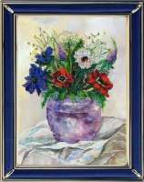 Набор для вышивания "Вышивальная мозайка" арт. 139ЦВ.Акварельные цветы.Анемоны