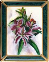 Набор для вышивания "Вышивальная мозайка" арт. 140ЦВ.Акварельные цветы.Лилии