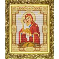 Рисунок на ткани (Бисер) КОНЁК арт. 9115 Богородица Почаевская