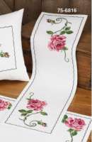 Набор для вышивания дорожки PERMIN арт 75-6816 "Роза"