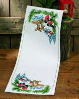 Набор для вышивания дорожки PERMIN арт 68-6291 "Косуля в снегу"