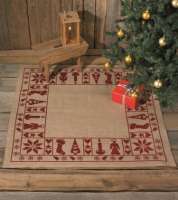 Набор для вышивания коврика под ёлку PERMIN арт 45-6224 "Дух рождества"