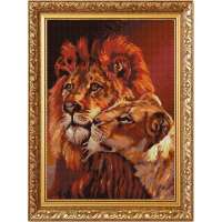 Рисунок на ткани Конёк арт. 1251 "Пара львов"